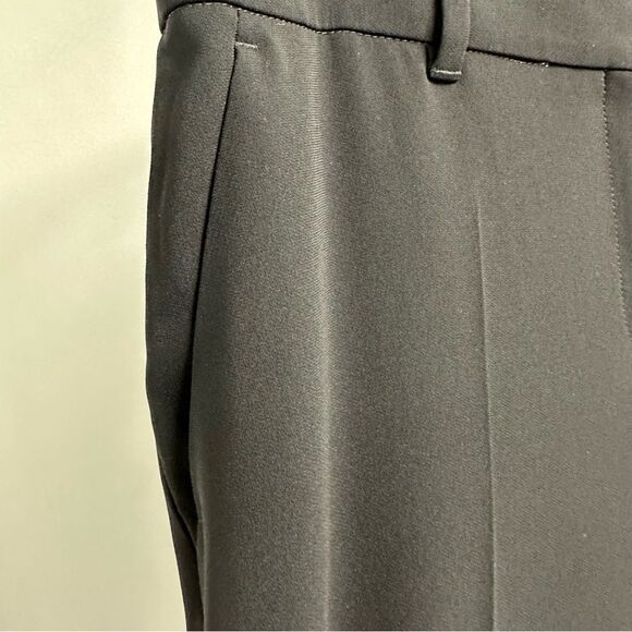 Max Mara Studio Size 10 Black Crepe Tapered Leg Casual Pants - Picture 5 of 12